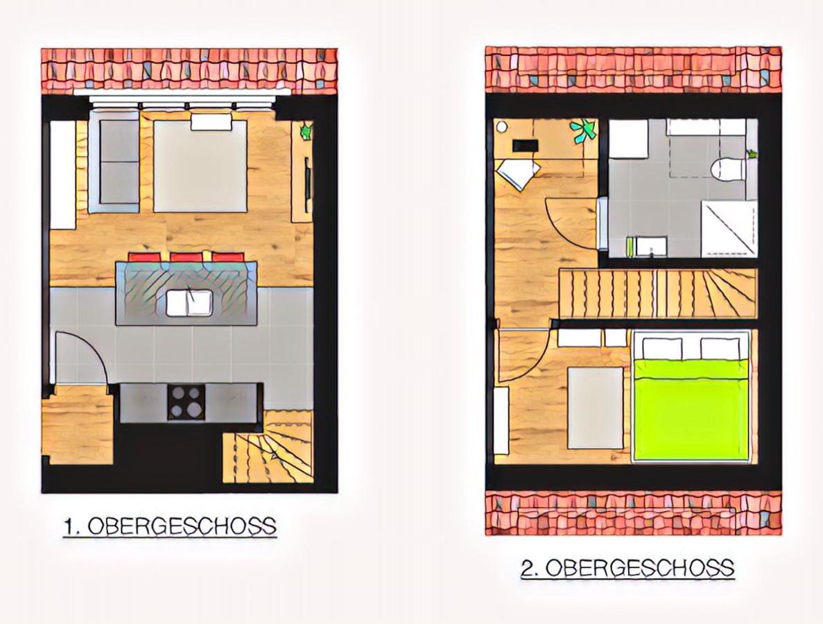 Gaesteapartment Auf Einem Bauernhof 巴特本特海姆 外观 照片